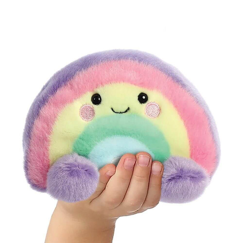 Aurora Palm Pals Vivi Rainbow Soft Toy-toys-Mornington_Peninsula-baby_gifts-Australia