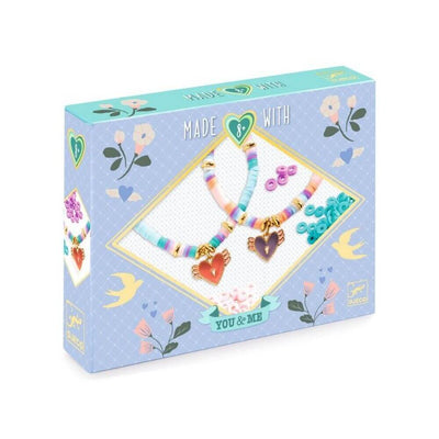 Djeco You & Me Heishi Hearts Beads Set-Baby Clothes & Gifts-Toys-Mornington-Balnarring