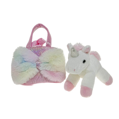 Fancy Pal Unicorn in Big Bow Bag-baby_clothes-baby_gifts-toys-Mornington_Peninsula-Australia