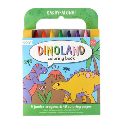 Ooly Dinoland Carry Along Colouring Book Set-baby gifts-kids toys-Mornington Peninsula