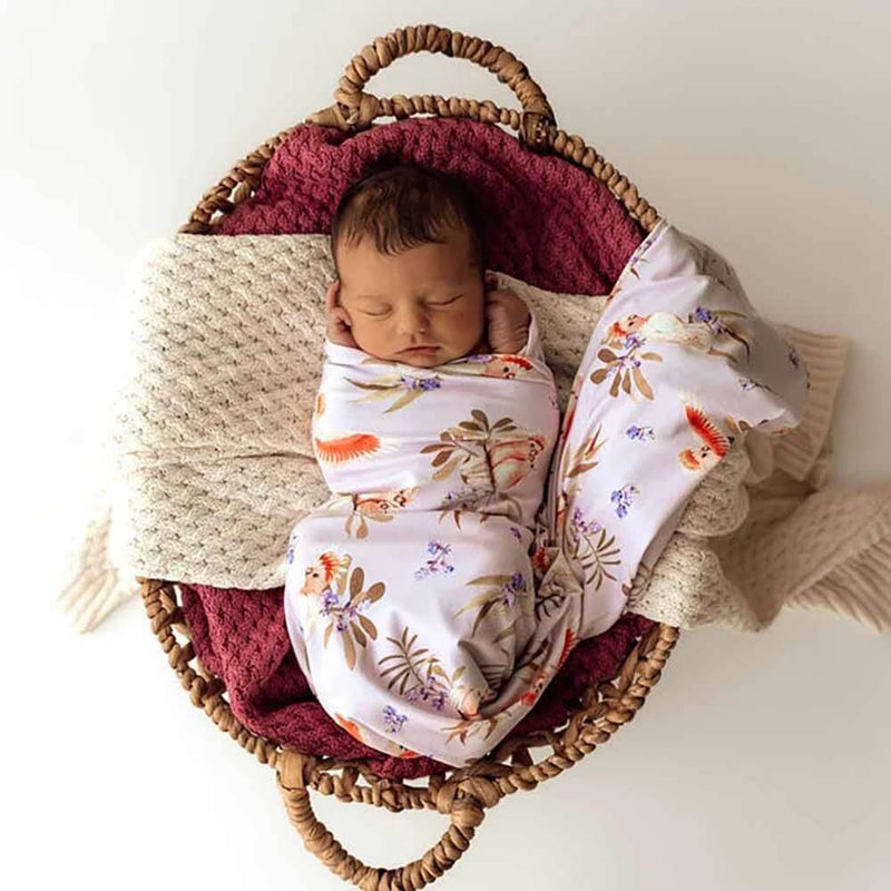 Snuggle Hunny Major Mitchell Wrap & Bow Set-baby gifts-toys-Mornington Peninsula
