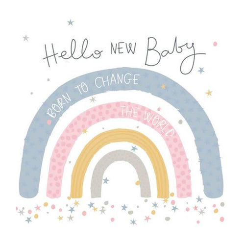 Born to Change the World Baby Card