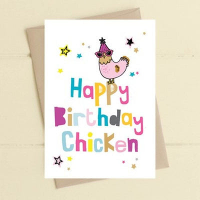 Happy Birthday Chicken Card-Baby Gifts Australia-Toys-Mornington Peninsula