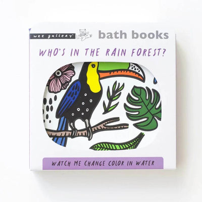 Wee Gallery Who's in the Rainforest Bath Book