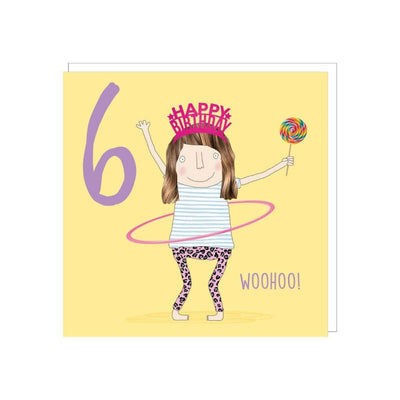 Age 6 - Woohoo Birthday Card-Baby Gifts-Toys-Mornington Peninsula