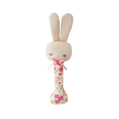 Alimrose Rose Garden Bunny Stick Rattle-baby gifts-toys-books-Mornington Peninsula-Australia