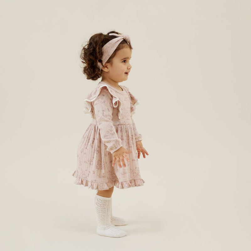 Aster & Oak Duck Family Ruffle Dress-baby_clothes-baby_gifts-toys-Mornington_Peninsula-Australia