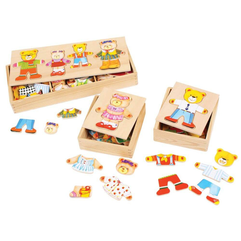 Bigjigs Bear Family Puzzle-baby gifts-kids toys-Mornington Peninsula