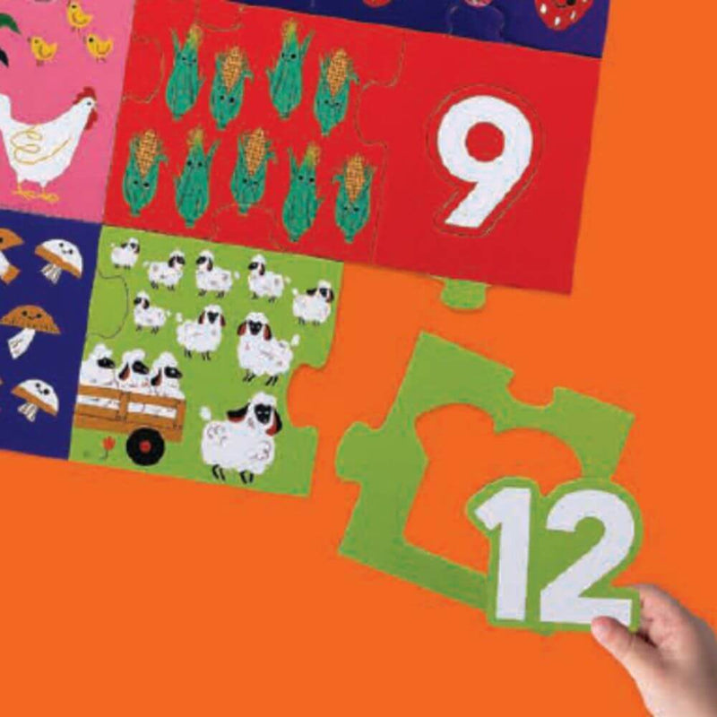 Crocodile Creek 123 Jumbo 36pc Floor Puzzle-baby gifts-kids toys-Mornington Peninsula