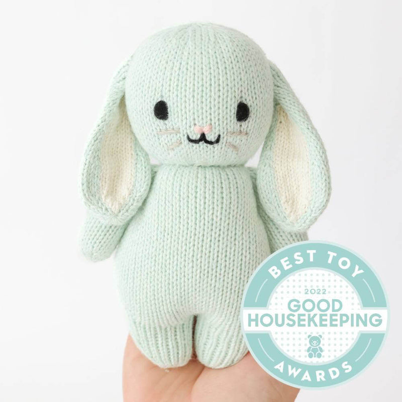 Baby Gifts-Mornington-Balnarring-Cuddle + Kind Baby Bunny, Mint-The Enchanted Child