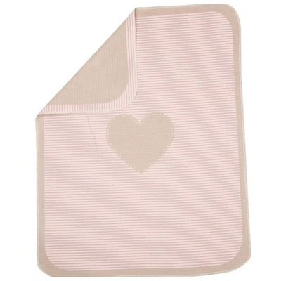 David Fussenegger Pink Heart Bassinet Blanket-baby gifts-kids toys-Mornington Peninsula
