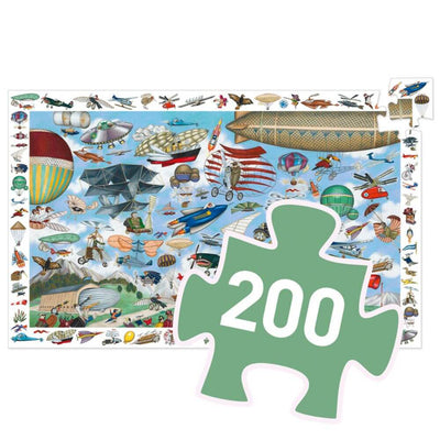 Djeco Aero Club 200pc Observation Puzzle