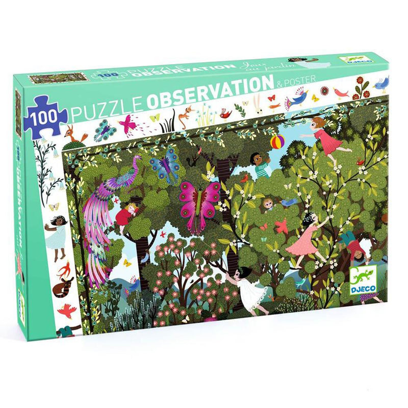Djeco Garden Play Time 100pc Observation Puzzle