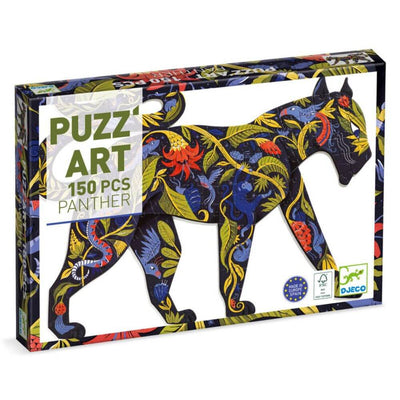 Djeco Panther 150pc Art Puzzle-baby_clothes-baby_gifts-toys-Mornington_Peninsula-Australia