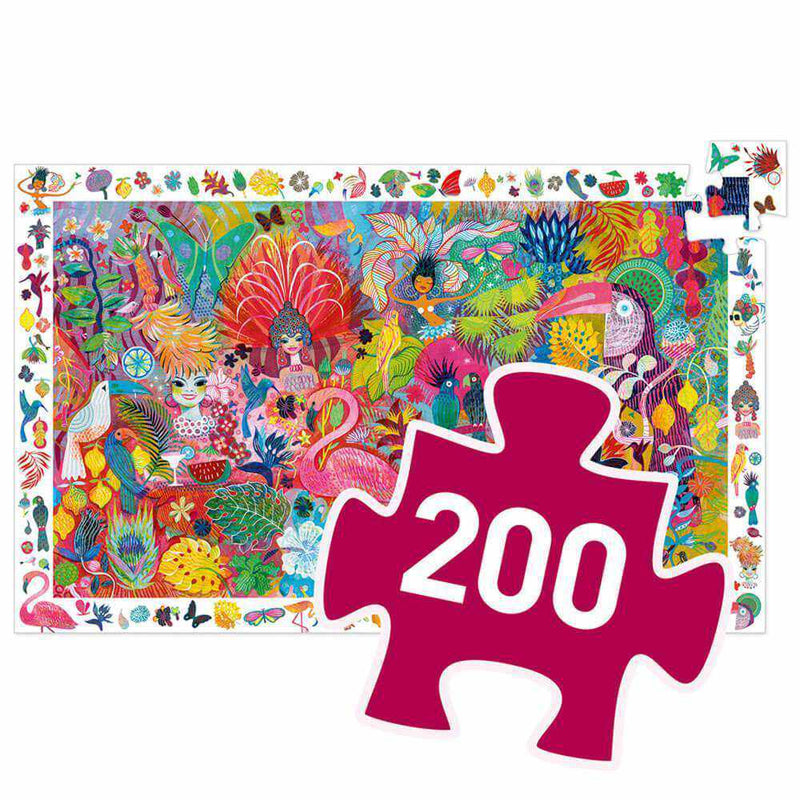 Djeco Rio Carnival 200pc Observation Puzzle