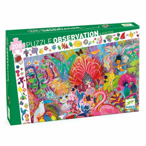 Djeco Rio Carnival Observation Puzzle, 200pc