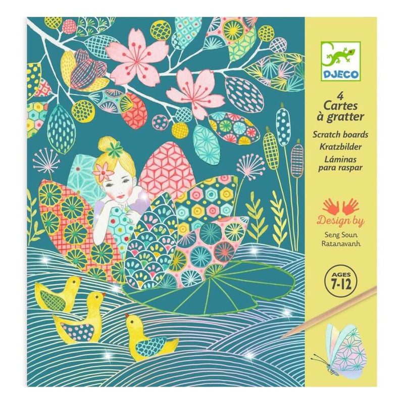 Djeco The Pond Scratch Cards-baby gifts-toys-books-Mornington Peninsula-Australia
