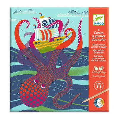 Djeco Topsy-Turvy Scratch Cards-Baby Gifts-Baby Clothes-Toys-Mornington-Balnarring-Kids Books