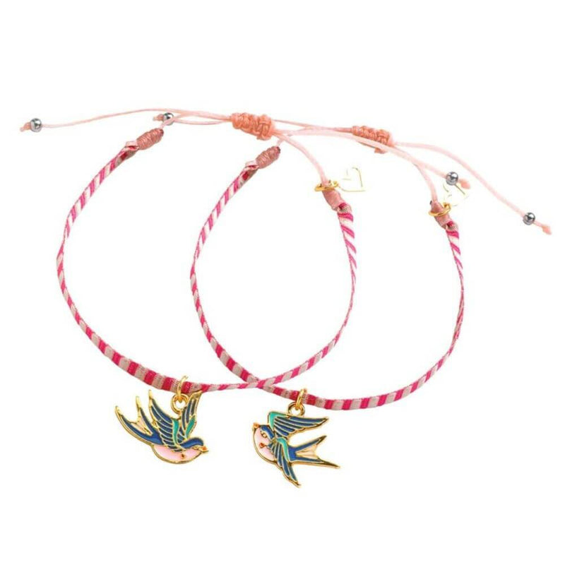 Djeco You & Me Birds Beads & Ribbon Bracelet Making Kit-baby_gifts-toys-Mornington_Peninsula-Australia