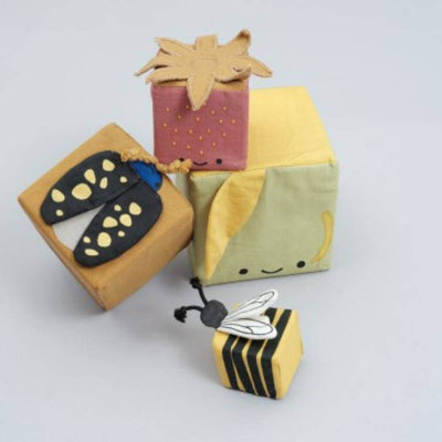 Baby Gifts & Toys-Mornington-Balnarring-Fabelab Soft Blocks - Orchard-The Enchanted Child