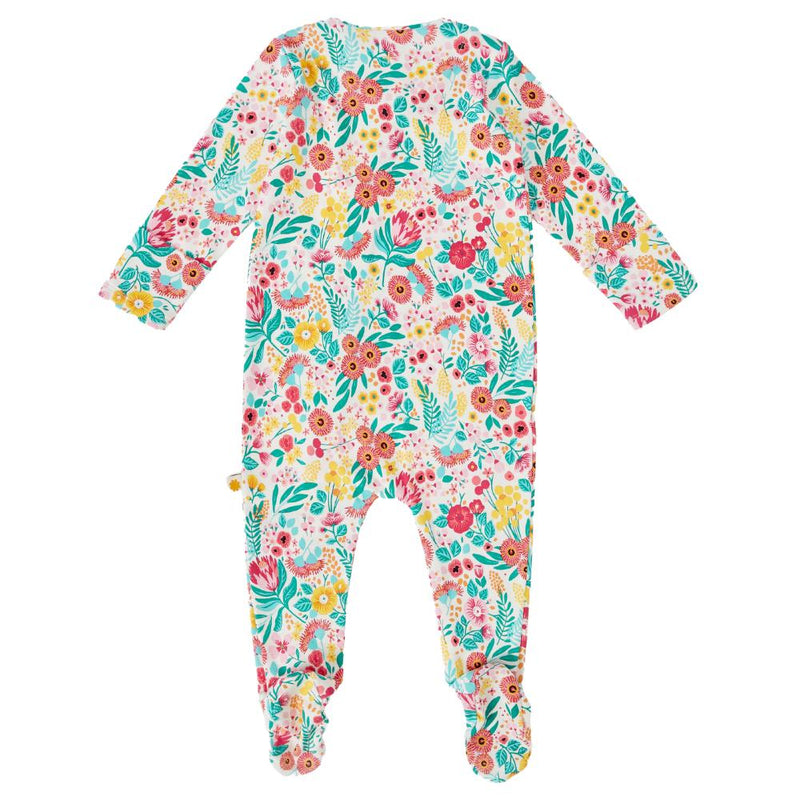 Goldie + Ace Native Botanical Footed Zipsuit-Baby Gifts-Baby Clothes-Toys-Mornington-Balnarring-Kids Books