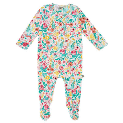 Goldie + Ace Native Botanical Footed Zipsuit-Baby Gifts-Baby Clothes-Toys-Mornington-Balnarring-Kids Books