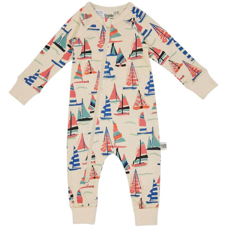 Goldie + Ace On the Bay Zipsuit-Baby Gifts-Baby Clothes-Toys-Mornington-Balnarring-Kids Books