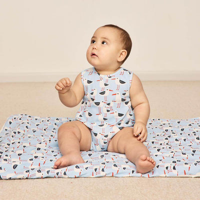 Goldie + Ace Seagulls Bubble Romper-Baby Gifts-Baby Clothes-Toys-Mornington-Balnarring-Kids Books