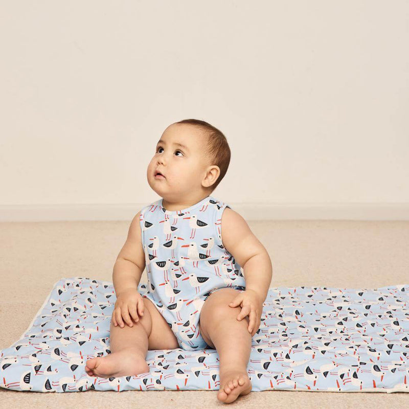 Goldie + Ace Seagulls Bubble Romper-Baby Gifts-Baby Clothes-Toys-Mornington-Balnarring-Kids Books