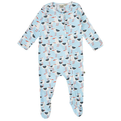 Goldie + Ace Seagulls Footed Zipsuit-Baby Gifts-Baby Clothes-Toys-Mornington-Balnarring-Kids Books