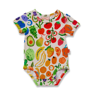 Baby Gifts-Baby Clothes-Toys-Mornington-Balnarring-Halcyon Nights Eat the Rainbow Bodysuit-Kids Books