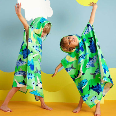 Halcyon Nights Fintastic Hooded Towel-Baby Gifts-Baby Clothes-Toys-Mornington-Balnarring-Kids Books