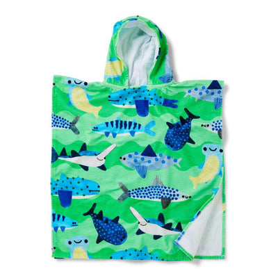 Halcyon Nights Fintastic Hooded Towel-Baby Gifts-Baby Clothes-Toys-Mornington-Balnarring-Kids Books