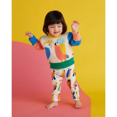 Halcyon Nights Flamin' Galahs Knit Jumper-baby_clothes-baby_gifts-toys-Mornington_Peninsula-Australia