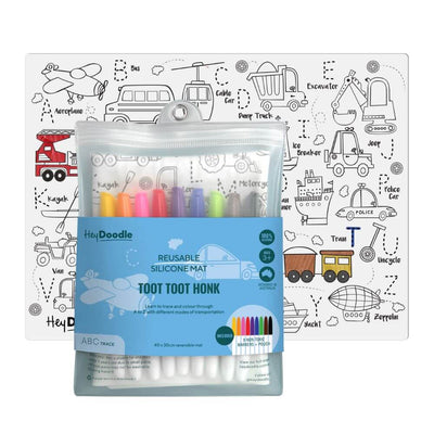 Hey Doodle Toot Toot Honk Drawing Mat-Baby Gifts-Toys-Mornington Peninsula