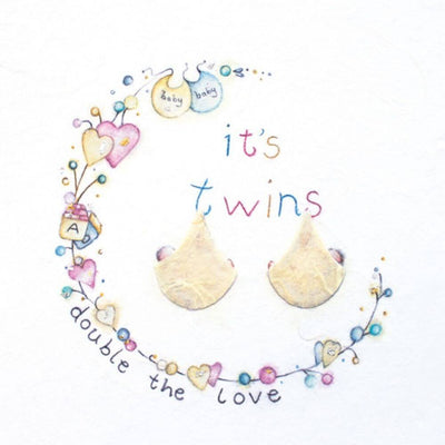 It's Twins, Double the Love Baby Card-Baby Gifts-Toys-Mornington Peninsula