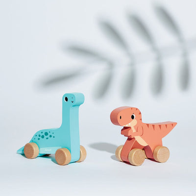 Janod Dinosaur Push-Along Toys-Baby Gifts-Toys-Mornington Peninsula