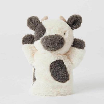 Jiggle & Giggle Bertie Cow Hand Puppet-Baby Gifts-Baby Clothes-Toys-Mornington-Balnarring