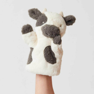 Jiggle & Giggle Bertie Cow Hand Puppet-Baby Gifts-Baby Clothes-Toys-Mornington-Balnarring
