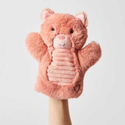 Jiggle & Giggle Slouchie Cat Hand Puppet-Baby Gifts-Baby Clothes-Toys-Mornington-Balnarring