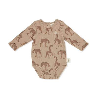 KaPow Kids Giraffe Rib Bodysuit-baby_clothes-baby_gifts-toys-Mornington_Peninsula-Australia