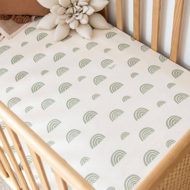 Kiin Baby Organic Cotton Cot Sheet-baby gifts-kids toys-Mornington Peninsula
