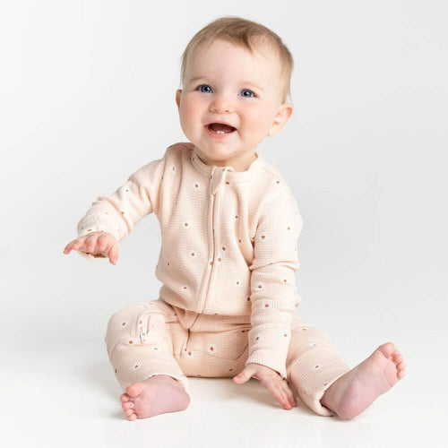 Kynd Baby Blossom Waffle Zipsuit