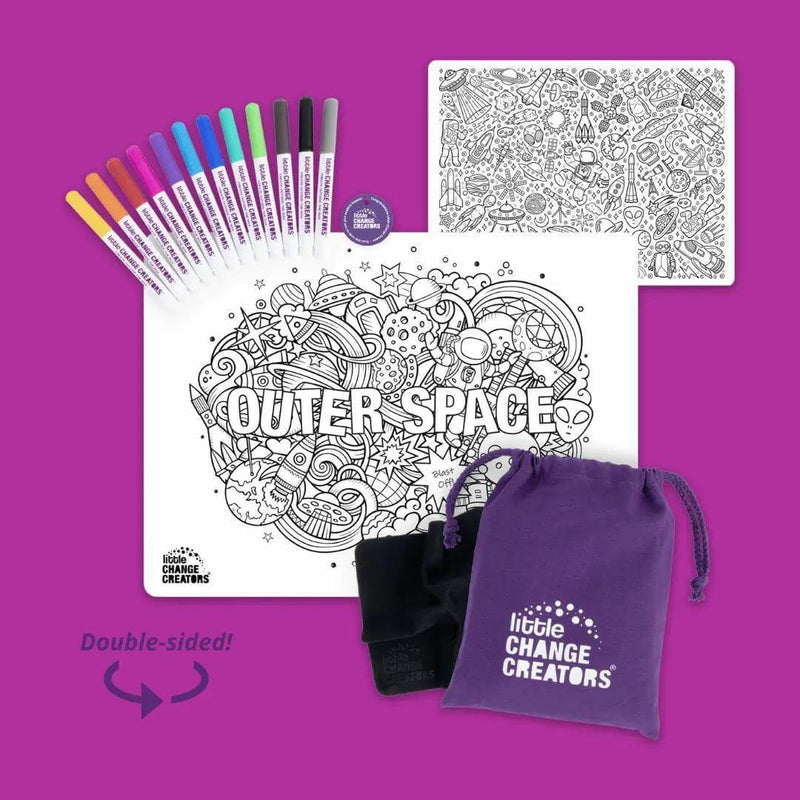 Baby Gifts & Toys-Mornington-Balnarring-Little Change Creators Outer Space Colouring Set-The Enchanted Child