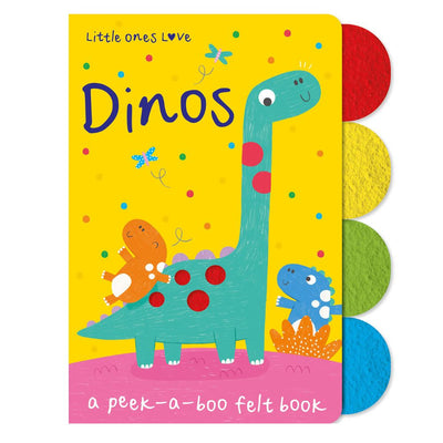 Little Ones Love Dinos Tabbed Board Book-toys-kids_books-baby_gifts-Mornington_Peninsula-Australia