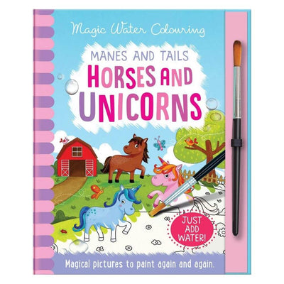 Manes & Tails Horses & Unicorns Magic Water Colouring-toys-kids_books-baby_gifts-Mornington_Peninsula-Australia