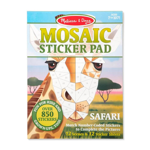 Melissa & Doug Mosaic Sticker Pad, Safari