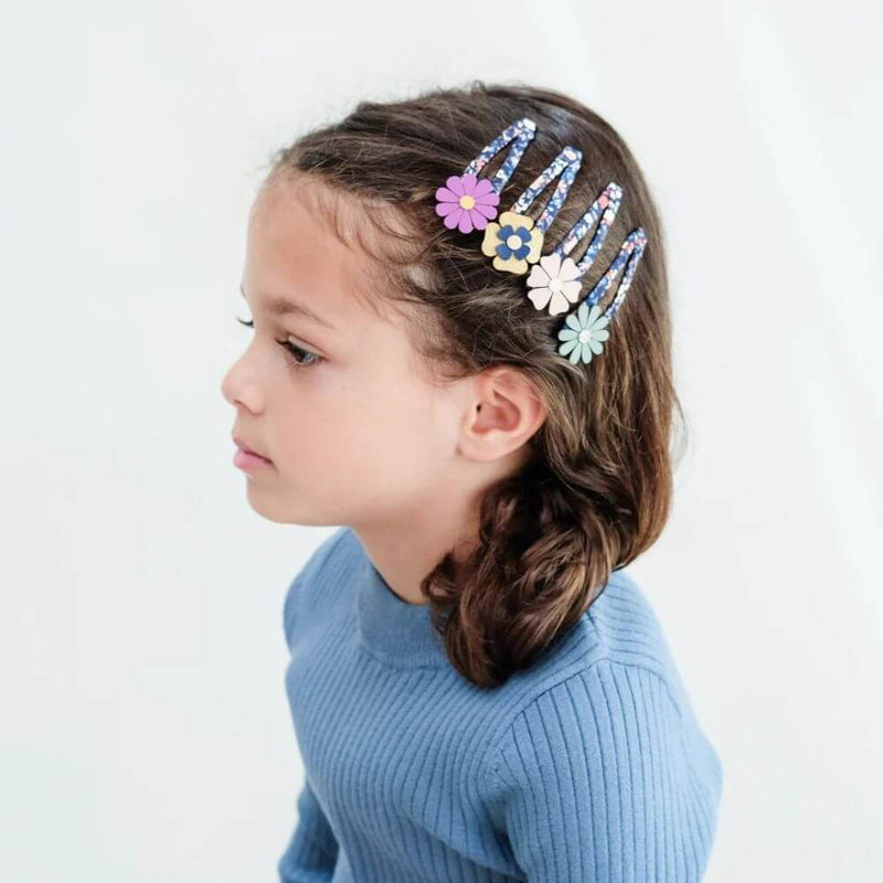Mimi & Lula Eclectic Fleur Hair Clips-Baby Clothes & Gifts-Toys-Mornington-Balnarring