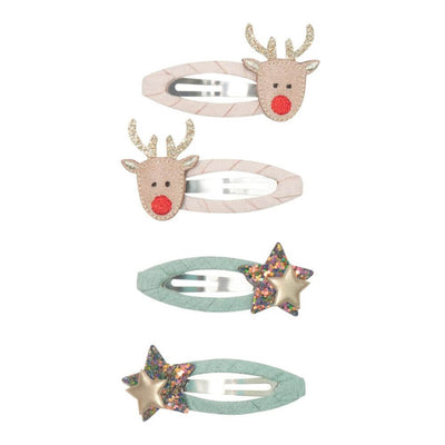 Mimi & Lula Reindeer Hair Clips-Baby Gifts-Toys-Mornington Peninsula
