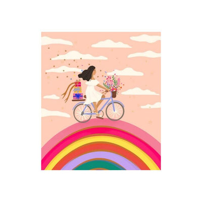 Mini Card - Riding The Rainbow-Baby Gifts-Toys-Mornington Peninsula
